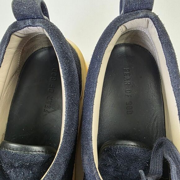 Fear of God 101 Lace Up Blue Suede Sneakers Mens Shoe Size EU 42 US 9 - Picture 14 of 15